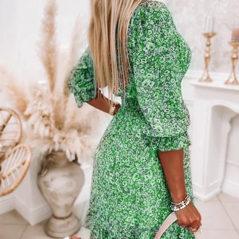 Keely | Elegancka Sukienka Kwiatowa