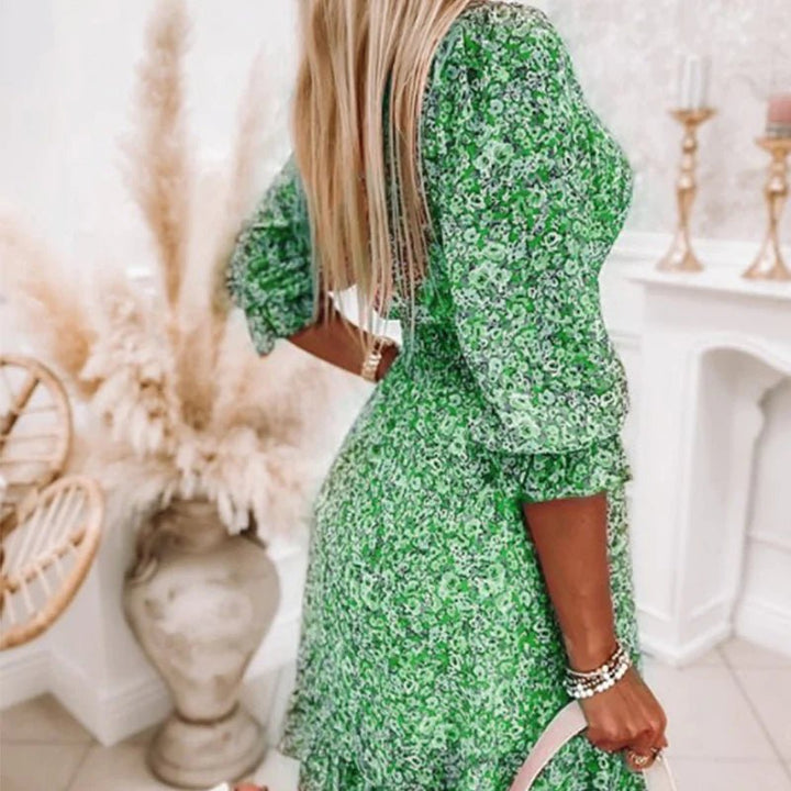 Keely | Elegancka Sukienka Kwiatowa